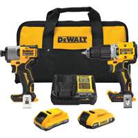 XR Brushless Cordless Premium Drill Driver Kit with 4 Ah POWERSTACK Battery and 2 Ah Battery, 20 V Moffatt Supply & Specialties