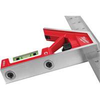 Magnetic Combination Square, 12" L, Stainless Steel, Plain Moffatt Supply & Specialties