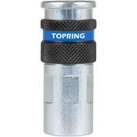 QUIKSILVER 2 Industrial Quick Coupler, Zinc-Plated Steel, 1/4", Female NPT, 362 PSI Moffatt Supply & Specialties