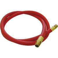 Tuyau de raccordement pour d&eacute;vidoir de tuyau, Air, Caoutchouc EDPM, 1/2" dia. x 5', 300 psi, 1/2 NPT Moffatt Supply & Specialties