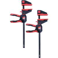 Ensemble de serre-joints &agrave; g&acirc;chette pour barres &agrave; une main avec poign&eacute;e rotative &agrave; 360°, 12" (304,8 mm) Moffatt Supply & Specialties