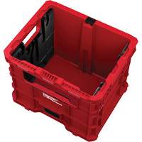 PACKOUT Wire Pulling XL Crate, 15-3/4" x 18-5/8" x 15", Black/Red Moffatt Supply & Specialties