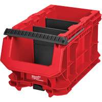 PACKOUT Compact Crate, 15-1/2" x 9-1/2" x 8-3/4", Black/Red Moffatt Supply & Specialties