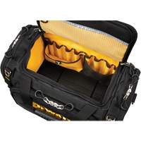 ToughSystem&reg; 2.0 Dirt Repellent Jobsite Tool Bag, 1680 Denier, 50 Pockets, Black/Yellow Moffatt Supply & Specialties