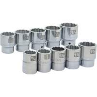 Jeu de douilles SAE &agrave; 12 pans, 10 Mcx, Prise de 3/4" Moffatt Supply & Specialties