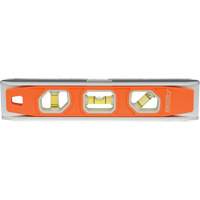 Niveau Torpedo Glo-View&reg;, 9" lo, Aluminium, 3 fioles, Magn&eacute;tique Moffatt Supply & Specialties