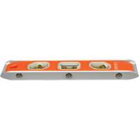 Niveau Torpedo Glo-View&reg;, 9" lo, Aluminium, 3 fioles, Magn&eacute;tique Moffatt Supply & Specialties