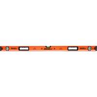 Level with Protective End-Caps, Box, 4' L, Aluminum, 3, Magnetic Moffatt Supply & Specialties