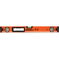 Level with Protective End-Caps, Box, 2' L, Aluminum, 3, Non-Magnetic Moffatt Supply & Specialties