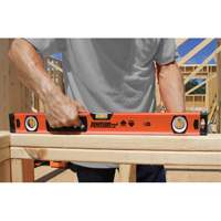 Level with Protective End-Caps, Box, 2' L, Aluminum, 3, Non-Magnetic Moffatt Supply & Specialties