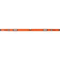 Level with Protective End-Caps, Box, 6' L, Aluminum, 3, Non-Magnetic Moffatt Supply & Specialties