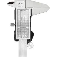 Digital Caliper, 0.0005" (0.01 mm) Resolution, 0" - 6" (0 mm - 150 mm) Range Moffatt Supply & Specialties