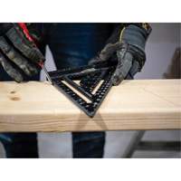 7-1/4" Johnny Square&reg; MACH-1 Smart Mark Rafter Square with Level Vial Moffatt Supply & Specialties