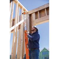 Heavy-Duty Extendable Plate Level, 10'/6' L, Aluminum, 3, Non-Magnetic Moffatt Supply & Specialties