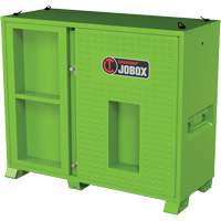 Ventilated Onsite PPE Storage Cabinet, Steel, High-Visibility Lime Green Moffatt Supply & Specialties