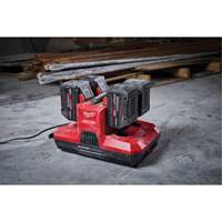 Four Bay Simultaneous Super Charger with PACKOUT Compatibility, 18 V, Lithium-Ion Moffatt Supply & Specialties