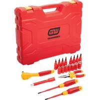 Jeu d'outils isol&eacute;s VDE &agrave; prise 3/8", 1000 V, 20 M Moffatt Supply & Specialties