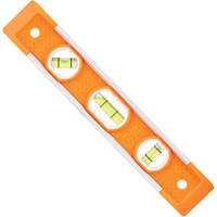 Niveau torpille, 9" lo, Plastique, 3 fioles, Magn&eacute;tique Moffatt Supply & Specialties