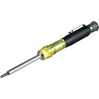 Tournevis multi-embouts pour &eacute;lectroniques 4-en-1, 6-5/8" lo, Prise Coussin&eacute;e Moffatt Supply & Specialties