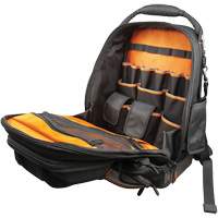 Sac &agrave; outils dorsal Tradesman Pro Tool Master, 11" lo x 13-1/2" la, Noir/Gris/Orange, Polyester Moffatt Supply & Specialties