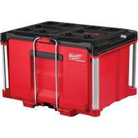 PACKOUT Single Drawer Tool Box with 50 lbs. Capacity, 16-3/10" x 22-1/5" x 14-3/10", Black/Red Moffatt Supply & Specialties