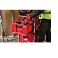 PACKOUT Single Drawer Tool Box with 50 lbs. Capacity, 16-3/10" x 22-1/5" x 14-3/10", Black/Red Moffatt Supply & Specialties