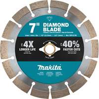 Lame de diamant segment&eacute;e pour un usage g&eacute;n&eacute;ral Moffatt Supply & Specialties