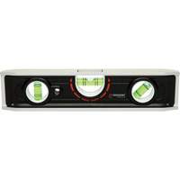 Torpedo Level, 9" L, Aluminum, 3 Vials, Magnetic Moffatt Supply & Specialties