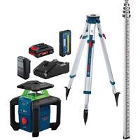 Ensemble laser vertical/horizontal &agrave; faisceau vert 18 V avec coffret de transport, 2000' (609,6 m), 630-670 N.m Moffatt Supply & Specialties