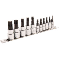 Magnetic Bit Socket Set JMTB-11, Torx&reg;, 1/4"/3/8" Drive, 11 Pcs Moffatt Supply & Specialties