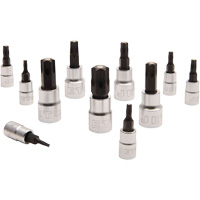 Magnetic Bit Socket Set JMTB-11, Torx&reg;, 1/4"/3/8" Drive, 11 Pcs Moffatt Supply & Specialties