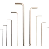 Extra-Long Magnetic Ball Nose Hex Key Set JMHK-9ML, 9 Pcs., Metric Moffatt Supply & Specialties