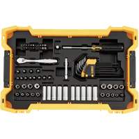 Jeu d'outils avec plateau & couvercle TOUGHSYSTEM2.0, 131 Mcx, Prise de 1/4"/3/8", Profond Moffatt Supply & Specialties