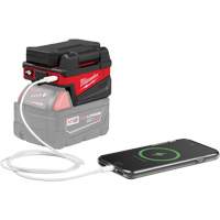 Projecteur d&eacute;clairage compact et pliable M18 ROVER avec chargement USB, DEL, 85/250/1000/500 lumens, Boîtier en Nylon rempli de verre Moffatt Supply & Specialties