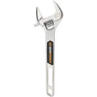 Adjustable Steel Wrench, 12" L, 1-11/16" Max Width, Chrome Moffatt Supply & Specialties