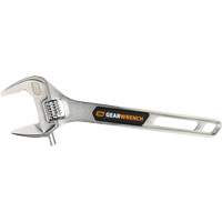 Adjustable Steel Wrench, 12" L, 1-11/16" Max Width, Chrome Moffatt Supply & Specialties
