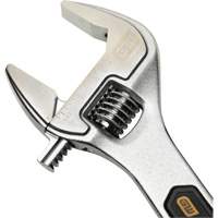 Adjustable Steel Wrench, 12" L, 1-11/16" Max Width, Chrome Moffatt Supply & Specialties