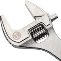 Adjustable Wrench with Quick-Fit-Jaw, 10" L, 1-7/16" Max Width, Chrome Moffatt Supply & Specialties