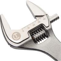 Adjustable Wrench with Quick-Fit-Jaw, 12" L, 1-11/16" Max Width, Chrome Moffatt Supply & Specialties