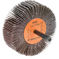 Flap Wheels-Coolcut Flap Wheels, Aluminum Oxide, 60 Grit, 3" x 1" x 1/4" Moffatt Supply & Specialties