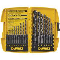 Jobber Drill Bit Set, 17 Pieces, High Speed Steel Moffatt Supply & Specialties