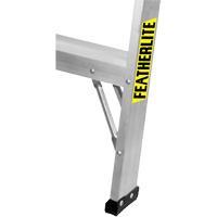 Industrial-Duty Sawhorse, 2' H x 31.9375" W x 23.50" D, 300 lbs. Capacity, Aluminum Moffatt Supply & Specialties