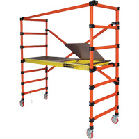 Mobile Work Scaffolding - Speedy Mobile Scaffolding, Fibreglass Frame, 79-1/2" D x 78" H Moffatt Supply & Specialties
