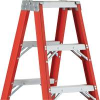6600 AA Series Industrial Extra Heavy-Duty 2-Way Stepladders, Fibreglass, 375 lbs. Capacity, 4' Moffatt Supply & Specialties