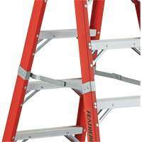 6600 AA Series Industrial Extra Heavy-Duty 2-Way Stepladders, Fibreglass, 375 lbs. Capacity, 4' Moffatt Supply & Specialties