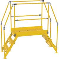Crossover Ladder, 78-1/2" Overall Span, 30" H x 48" D, 24" Step Width Moffatt Supply & Specialties