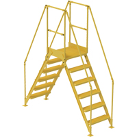 Crossover Ladder, 92" Overall Span, 60" H x 24" D, 24" Step Width Moffatt Supply & Specialties