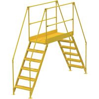 Crossover Ladder, 128" Overall Span, 60" H x 60" D, 24" Step Width Moffatt Supply & Specialties