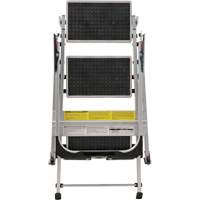 Tilt & Roll Step Stool Ladder, 3 Steps, 34" x 22" x 50.75" High Moffatt Supply & Specialties