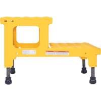 Adjustable Step-Mate Stand, 2 Step(s), 23-13/16" W x 22-7/8" L x 15-1/4" H, 500 lbs. Capacity Moffatt Supply & Specialties